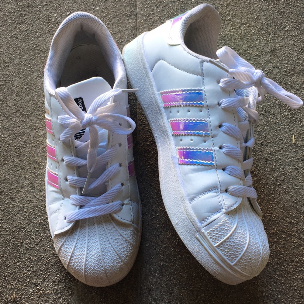 Iridescent Hologram Adidas Superstar
